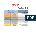 Comparison REV00 - Roofing and Siding-GSVSICON