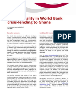 Under The Influence of The World Bank Lay Out