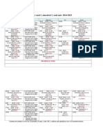 Master SIMPRE Orar Anul I, Semestrul 2, Anul Univ. 2014-2015