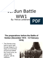 Verdun Battle WW1: By: Felicia Leibbrand