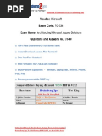 Download NEW Braindump2go 70-534 Exam Dumps Free Download 31-40 by Demi Davison SN271630518 doc pdf