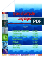 Types of Computer Languages Guide