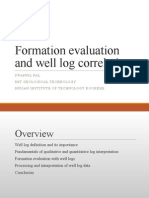 Formation Evaluation and Well Log Correlation