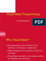 Visual Basic Programming: An Introduction