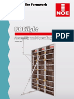 NOE - The Formwork: Assembly and Operating Manual