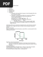 Loss Characteristics of Optical Fiber