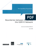 Boundaries Between ETCS and The GSM-R Network
