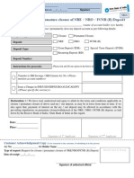 Request For Closure / Premature Closure of NRE / NRO / FCNR (B) Deposit