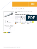 Fişă Tehnică Consolă Pentru Perete Şi Pentru Stâlp MWA 12