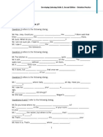 Developing Listening Skills 3 - Dictation