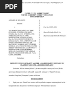 7/7/15 Response To Complaint by Schiller Park Detective William Martin