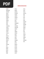Roblox Spelling Bee Master Words List | PDF