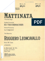 Attinata: Ruggiero Leoncavallo
