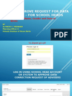How To Approve Request For Data Correction in The Lis For School Head by Acmedrano