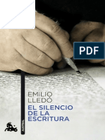 123896933 El Silencio de La Escritura Emilio Lledo