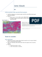 Investigations (Gout) : 1 Tests To Order