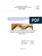 Equilibrio de Mercado Mercados Internacionales Comercio INTERNACIONAL Leonardo J Menecola G 21 059 603 C