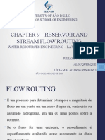 Cap 9-Reservoir and Stream Flow Routing