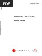 AS/NZS 4146:2000 Laundry Standards | PDF | Textiles | Infection