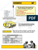 Plano Eléctrico Excavadora 312D312 Cterpillar