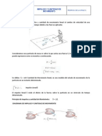 Impulso y cantidad de movimiento: principios y problemas resueltos