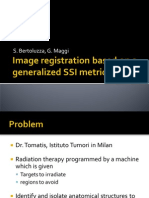 Image Registration Based On A Generalized SSI Metric