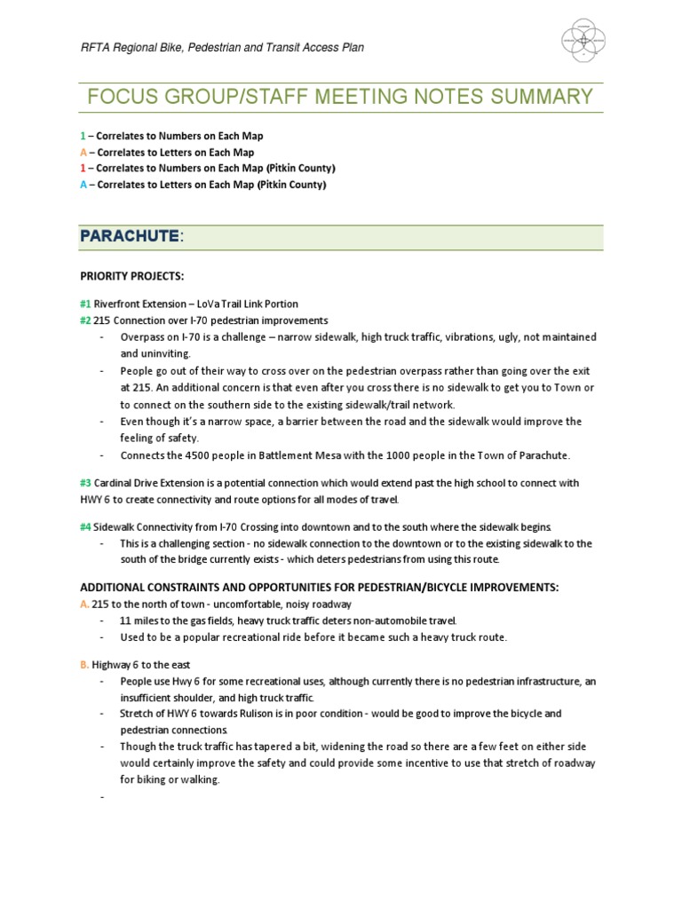 Map Notes-Focus Group Summaries Draft 150312 Weebly | PDF | Trail | Road