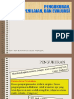 Dasar - Dasar & Perancangan Evaluasi Pembelajaran