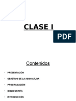 Clase I