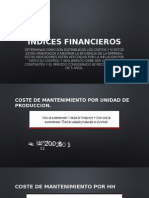 Indices Financieros de Mantenimiento