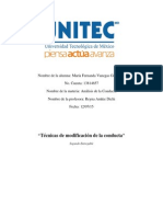 Técnicas de Modificación de La Conducta