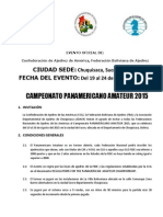 Campeonato Panamericano Amateur 2015