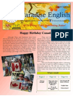 Paradise English: Happy Birthday Canada!