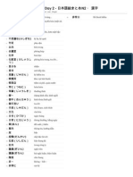 Week 1 - Day 2 - 日本語総まとめN2 ・ 漢字