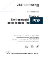 IAEA2001 - Study of Environmental Change Using Isotope Techiques