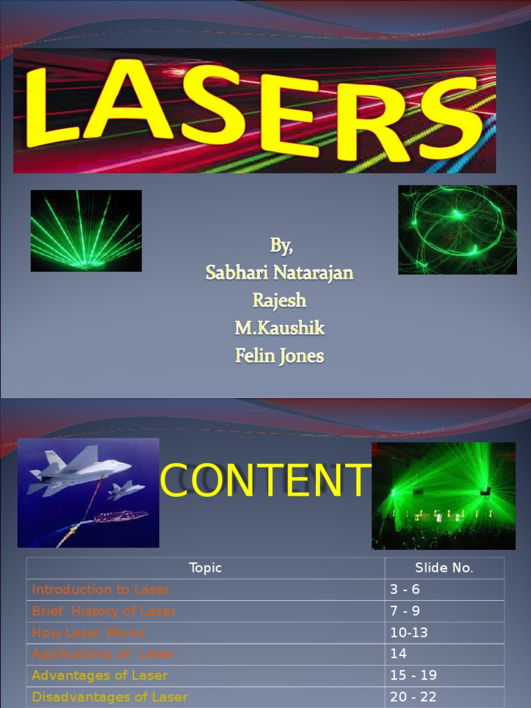 slide laser presentation