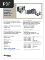 Installing and Configuring Intermec Device Types For SAP: Technology Brief