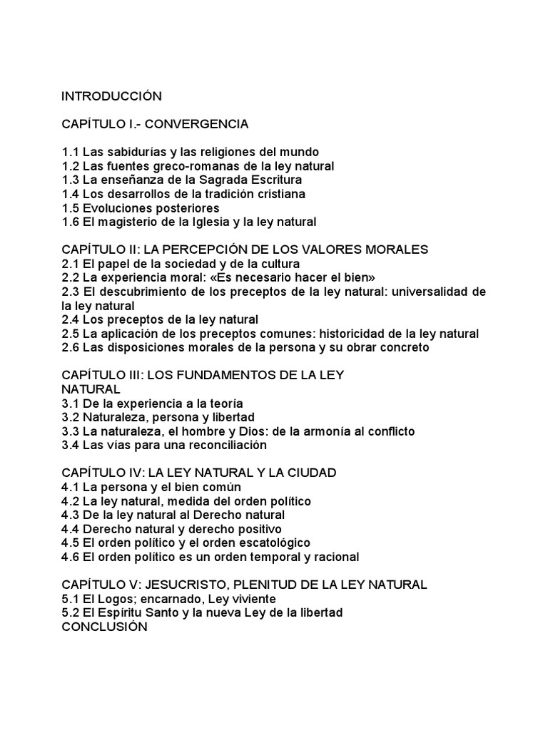 Ley Natural Moral | PDF | La Ley natural | Moralidad