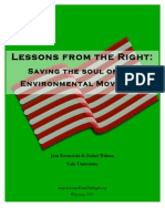 Lessons From The Right:: Saving The Soul of The Environmental Movement