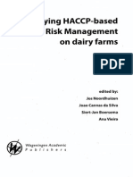 HACCP Based Quality Risk Management On Dairy Farms
