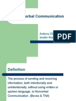 Nonverbal Communication in Business