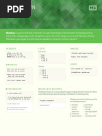 Github Markdown Cheatsheet 