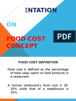 Presentation: Food Cost Concept