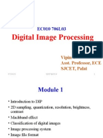 Digital Image Processing: Vipin V Asst. Professor, ECE SJCET, Palai