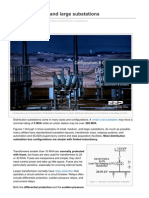 Configurations Characteristics of Distribution Substations