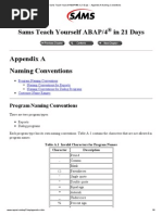 Sams Teach Yourself ABAP/4 in 21 Days: Program Naming Conventions
