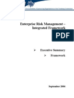 COSO Enterprise Risk Management - Integrated Framework