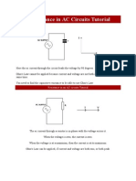 Capacitance in AC Circuits Tutorial