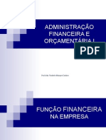 Introdução À Adm. Financeira