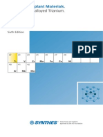Implant Materials - Unalloyed Titanium